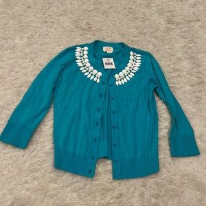 Kate spade New York sweater blue with beads